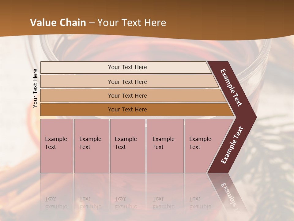 Weihnachten Tradition Tee PowerPoint Template