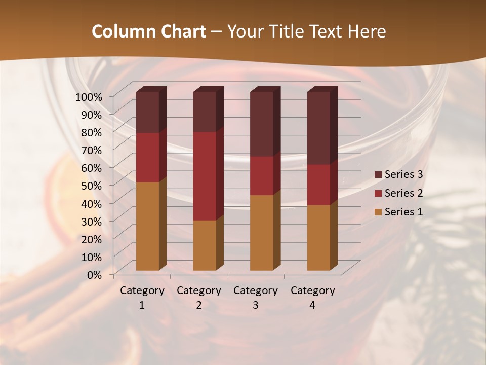 Weihnachten Tradition Tee PowerPoint Template