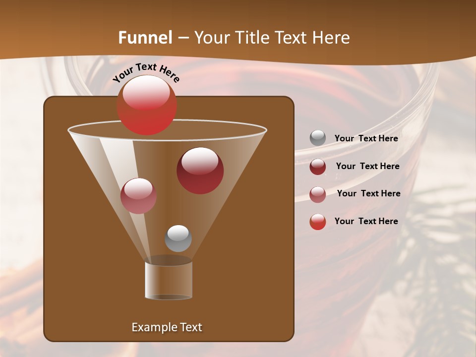 Weihnachten Tradition Tee PowerPoint Template