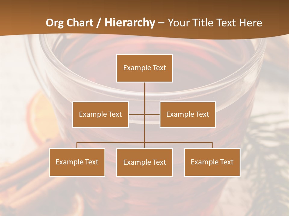 Weihnachten Tradition Tee PowerPoint Template