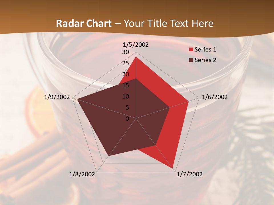 Weihnachten Tradition Tee PowerPoint Template