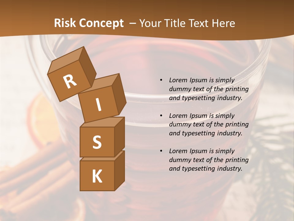 Weihnachten Tradition Tee PowerPoint Template