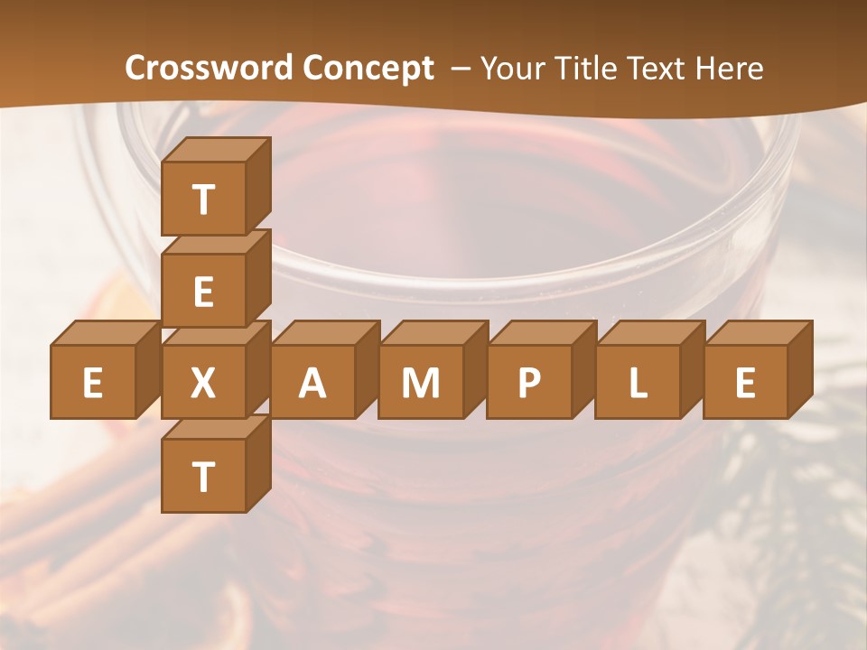 Weihnachten Tradition Tee PowerPoint Template