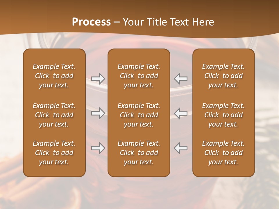 Weihnachten Tradition Tee PowerPoint Template