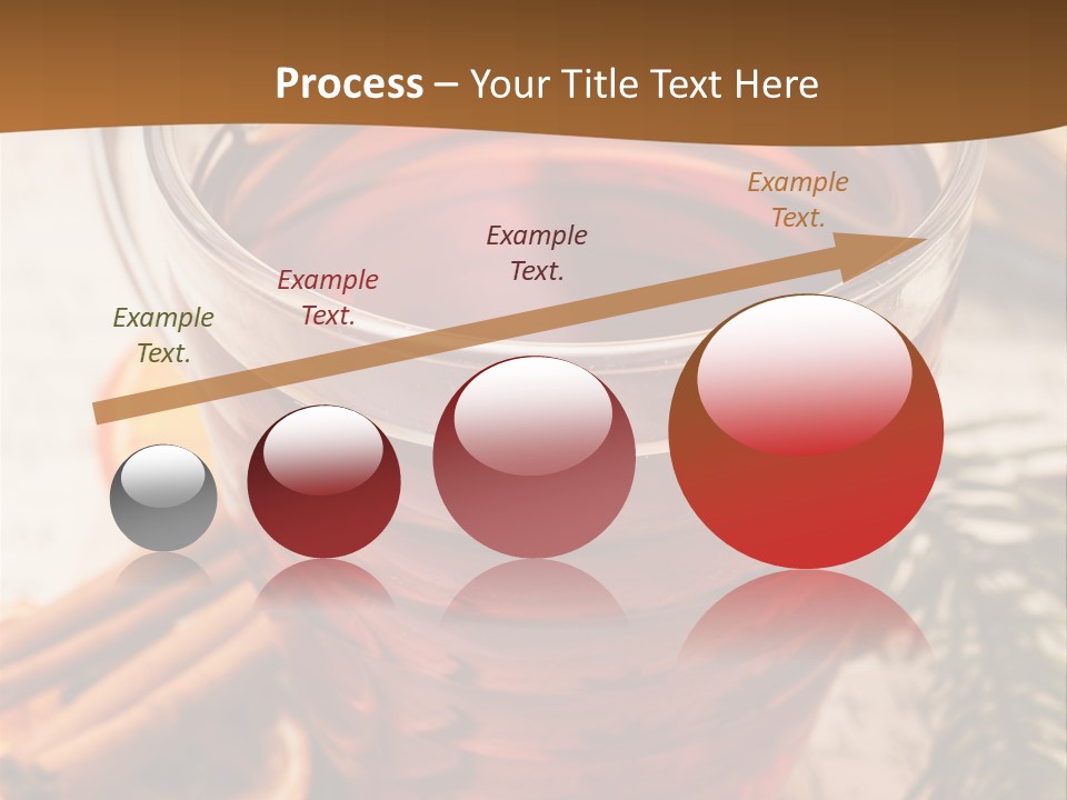 Weihnachten Tradition Tee PowerPoint Template