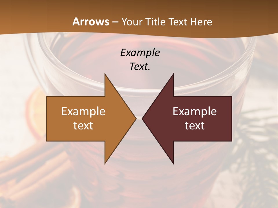 Weihnachten Tradition Tee PowerPoint Template