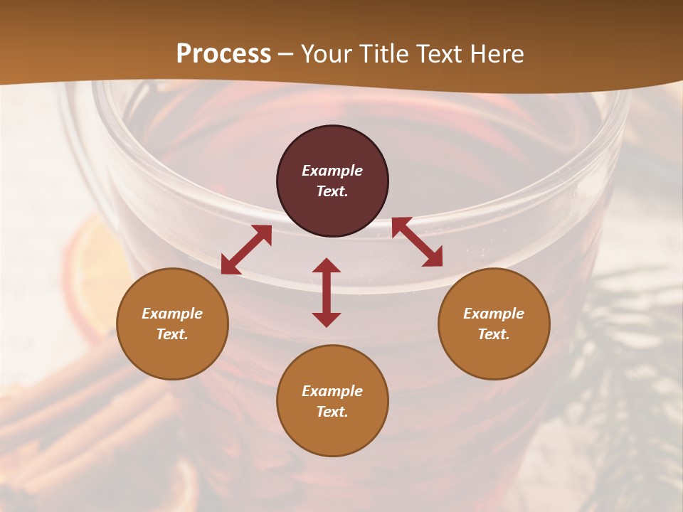 Weihnachten Tradition Tee PowerPoint Template