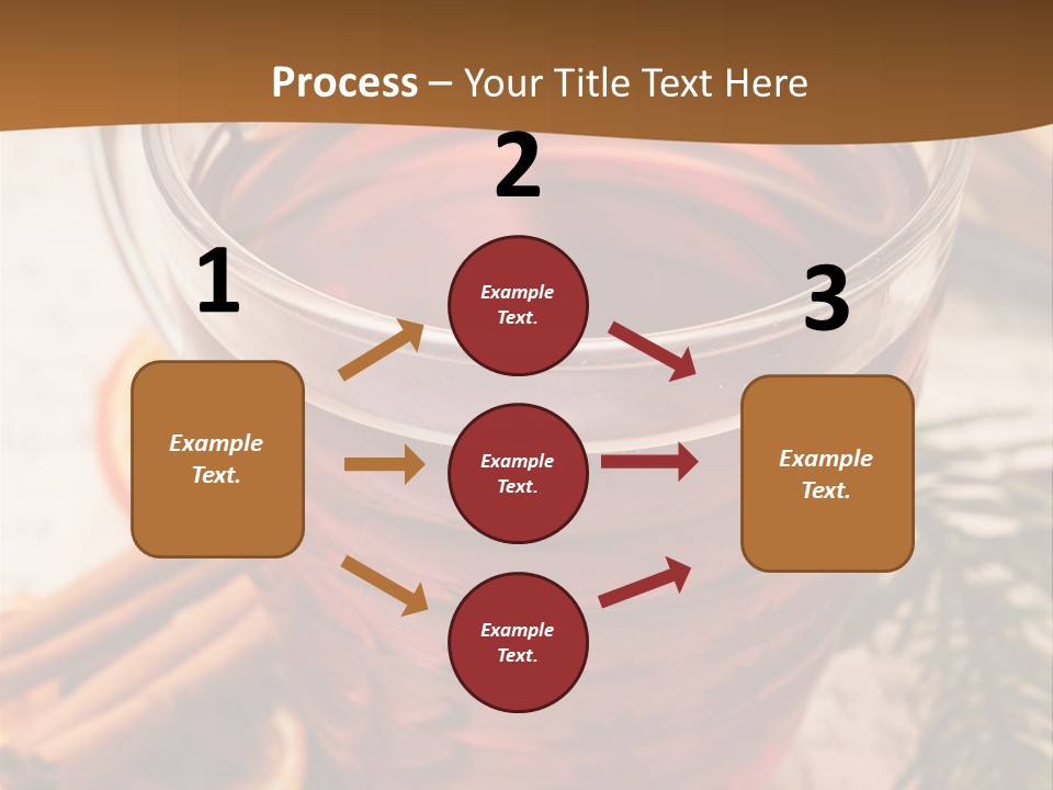 Weihnachten Tradition Tee PowerPoint Template