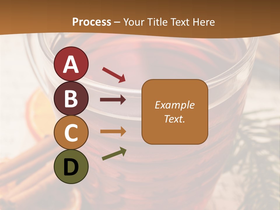 Weihnachten Tradition Tee PowerPoint Template