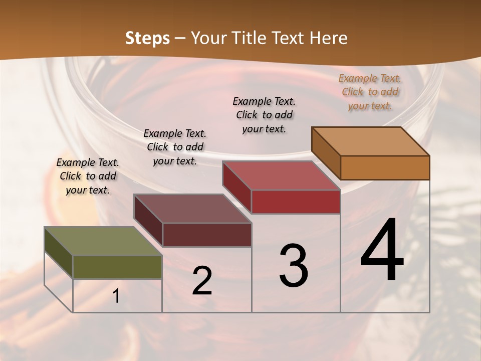 Weihnachten Tradition Tee PowerPoint Template