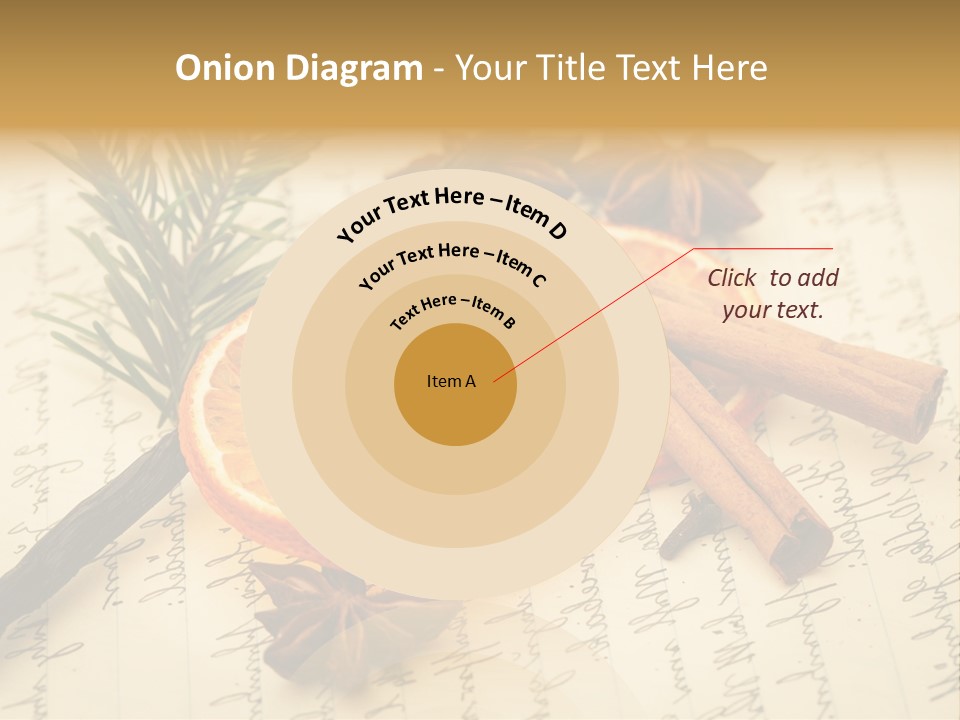 Schrift Zimt Vanille PowerPoint Template