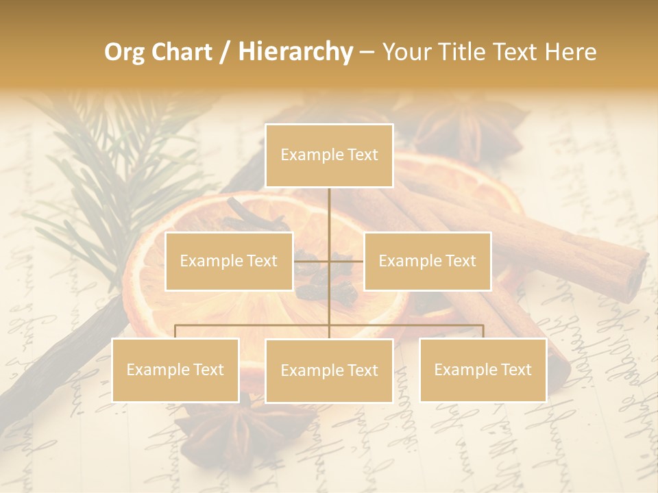 Schrift Zimt Vanille PowerPoint Template