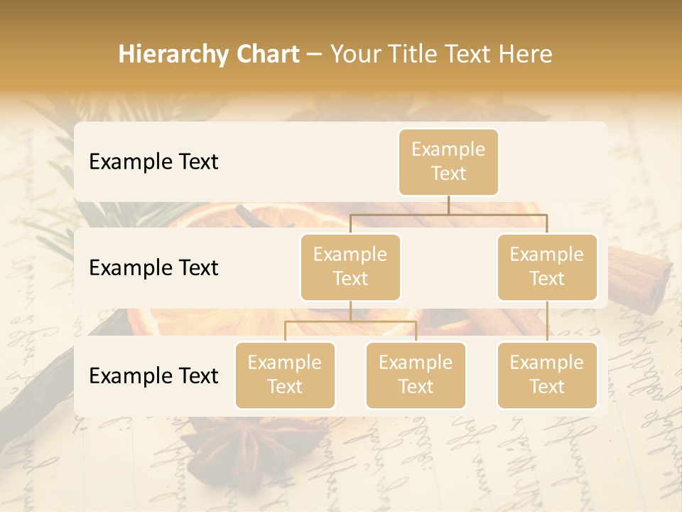 Schrift Zimt Vanille PowerPoint Template