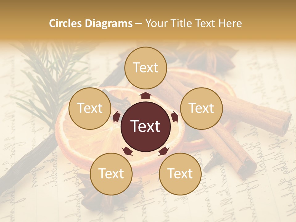 Schrift Zimt Vanille PowerPoint Template