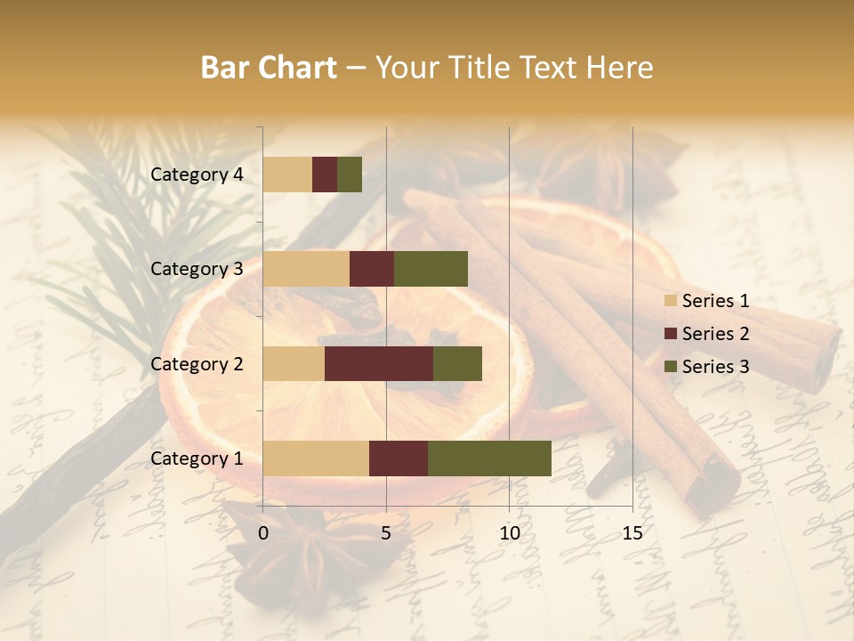 Schrift Zimt Vanille PowerPoint Template