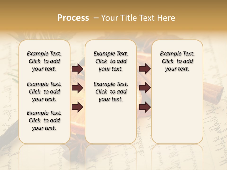 Schrift Zimt Vanille PowerPoint Template
