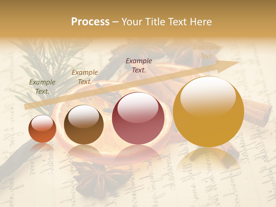 Schrift Zimt Vanille PowerPoint Template