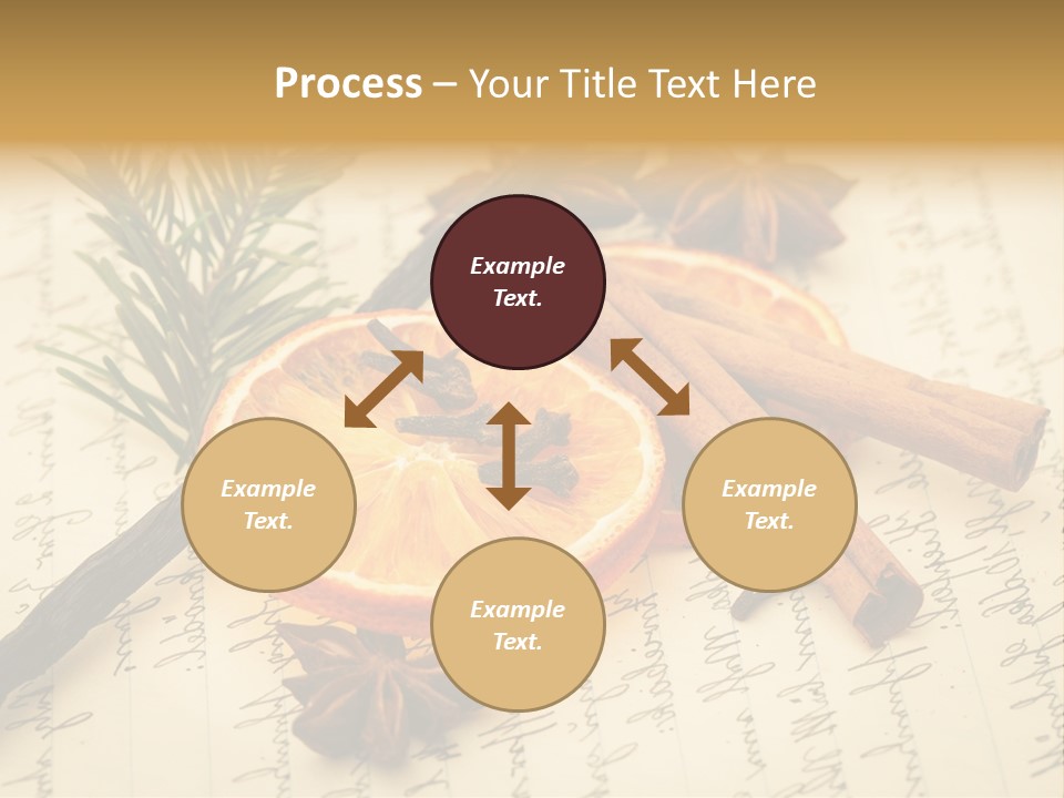 Schrift Zimt Vanille PowerPoint Template