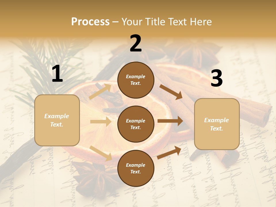 Schrift Zimt Vanille PowerPoint Template