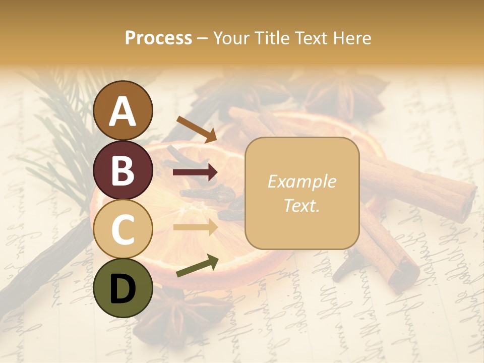Schrift Zimt Vanille PowerPoint Template