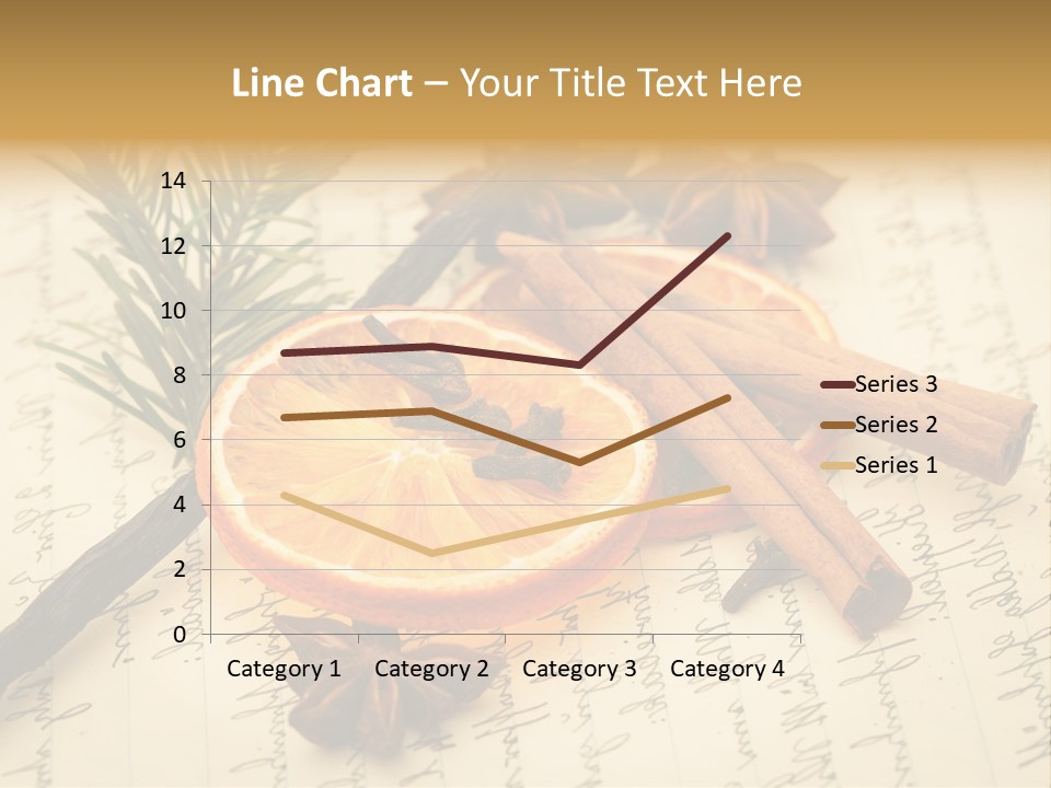Schrift Zimt Vanille PowerPoint Template