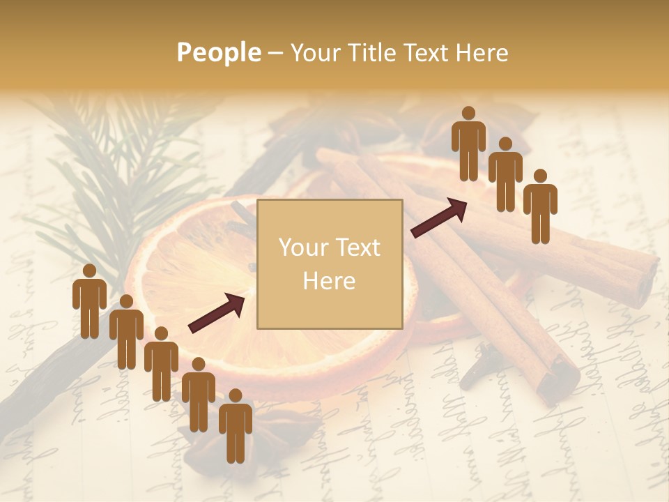 Schrift Zimt Vanille PowerPoint Template