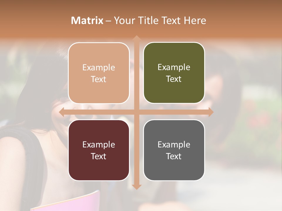 Outdoor Male High School PowerPoint Template