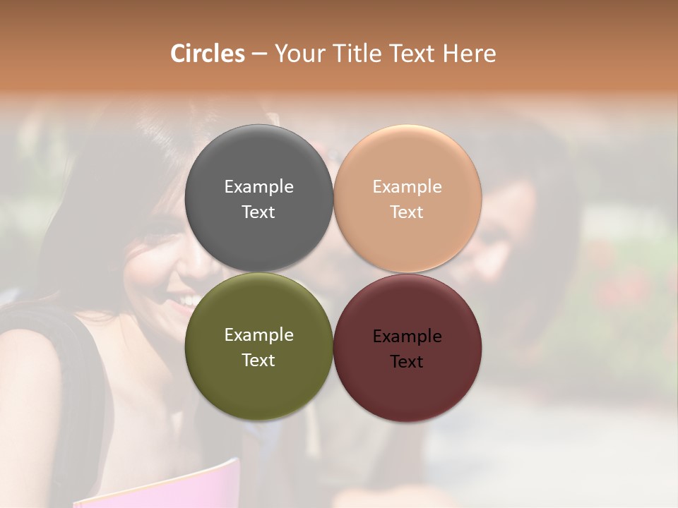 Outdoor Male High School PowerPoint Template