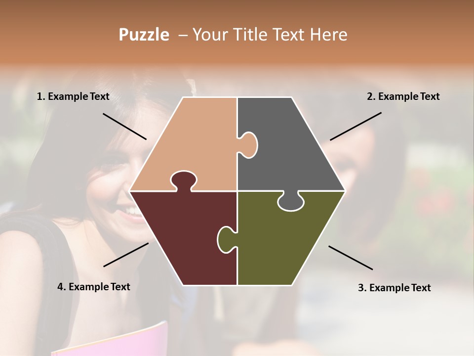 Outdoor Male High School PowerPoint Template