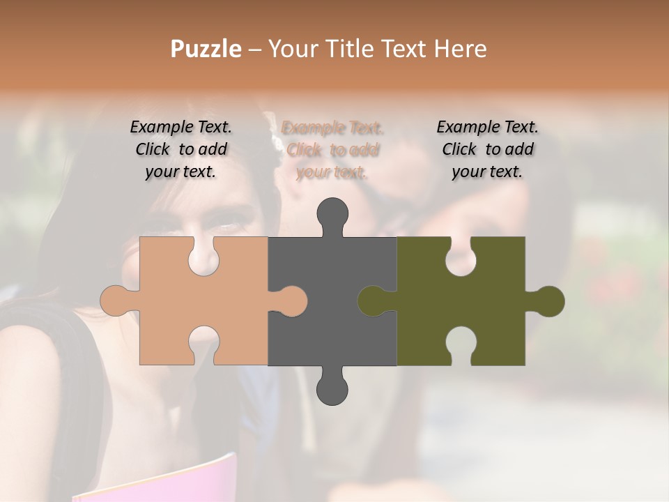 Outdoor Male High School PowerPoint Template