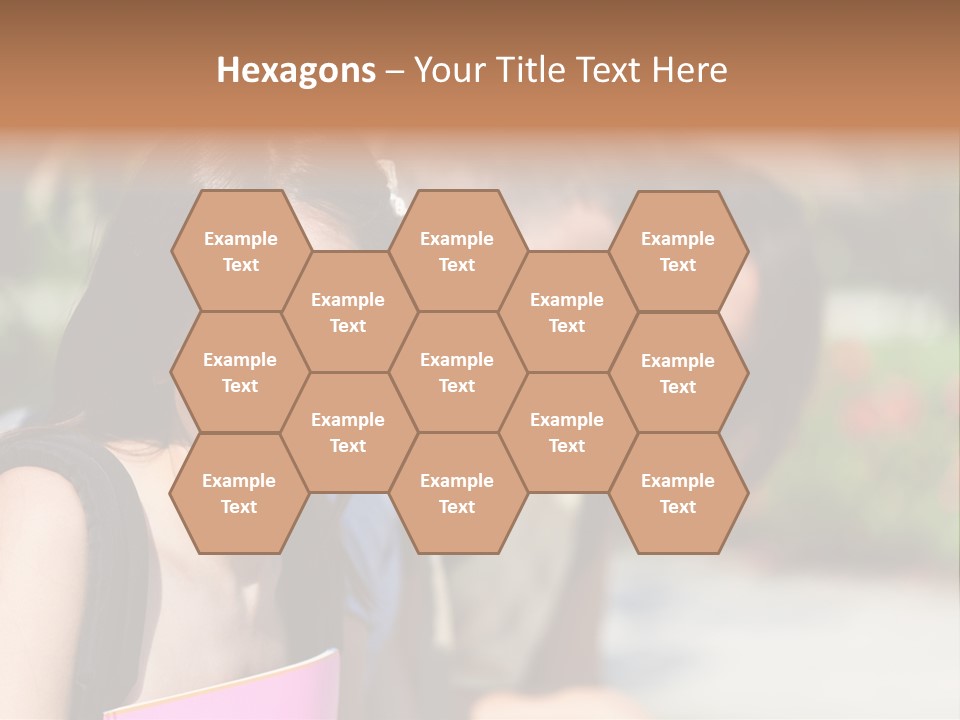 Outdoor Male High School PowerPoint Template