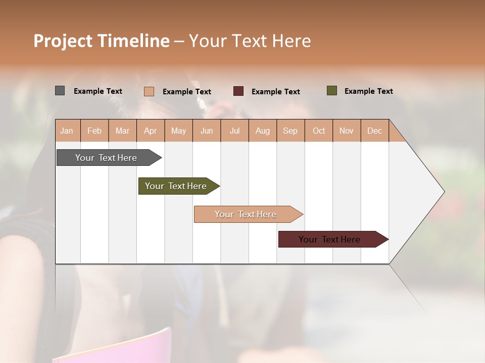 Outdoor Male High School PowerPoint Template