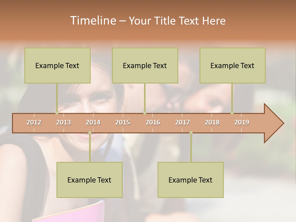 Outdoor Male High School PowerPoint Template