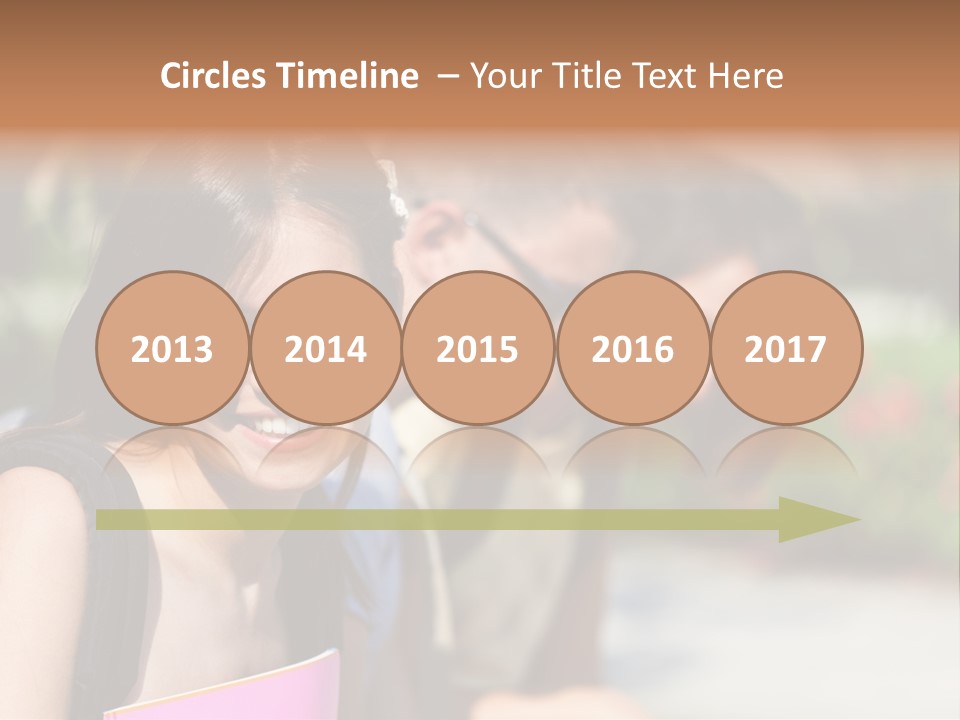 Outdoor Male High School PowerPoint Template