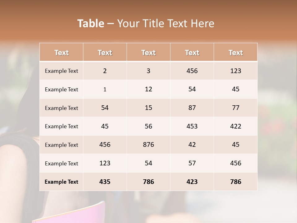 Outdoor Male High School PowerPoint Template
