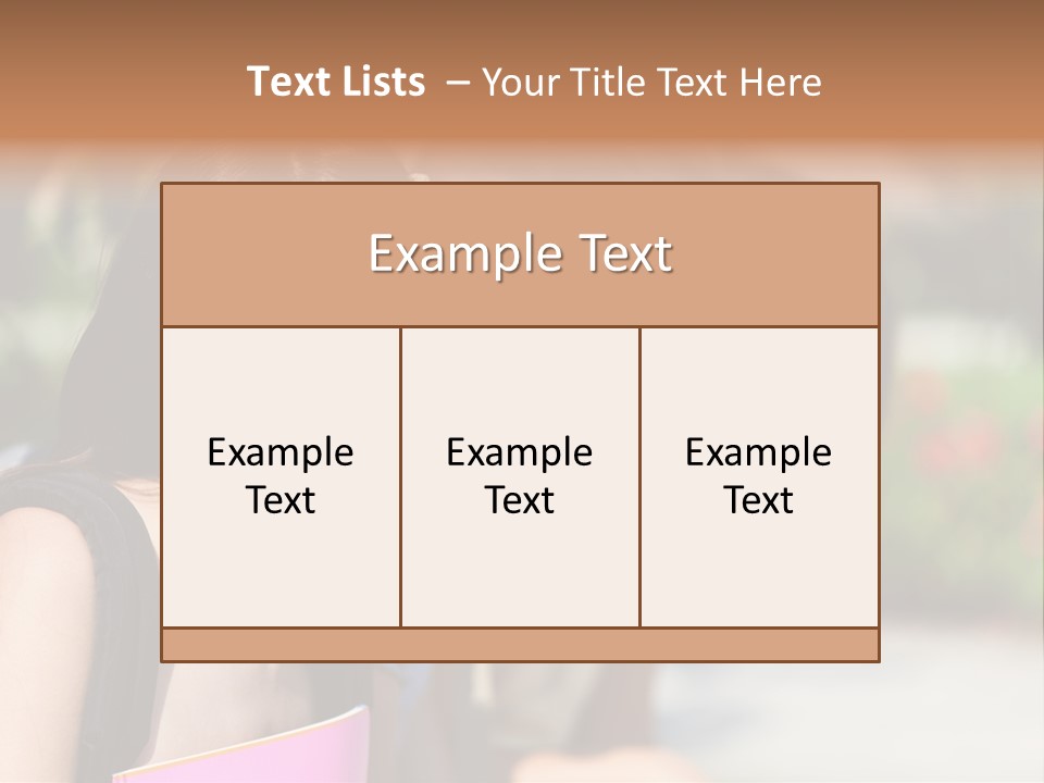 Outdoor Male High School PowerPoint Template