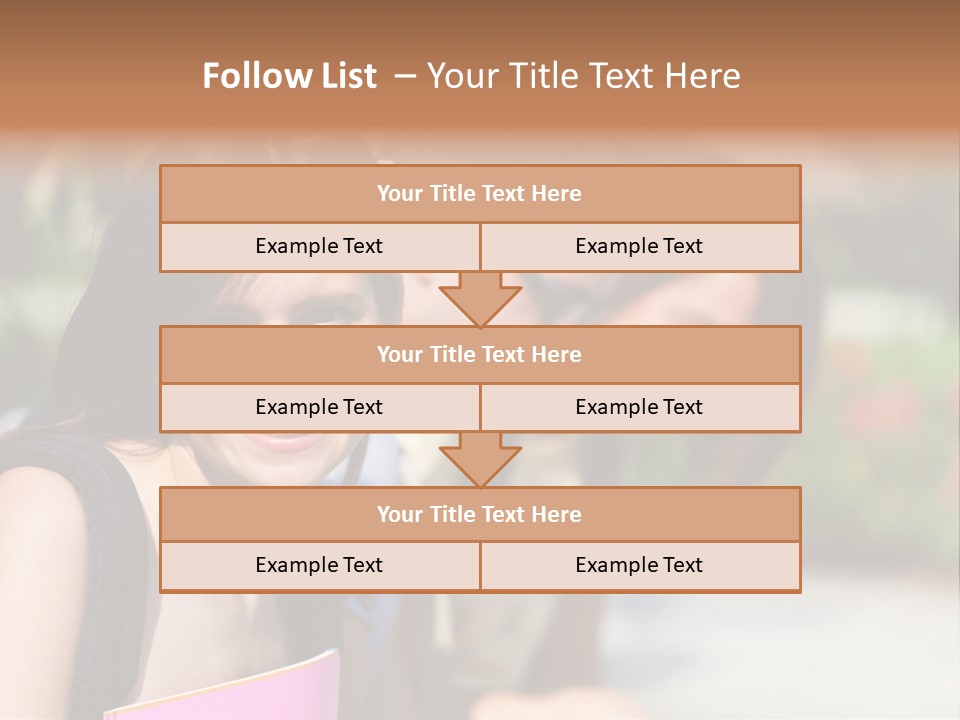Outdoor Male High School PowerPoint Template