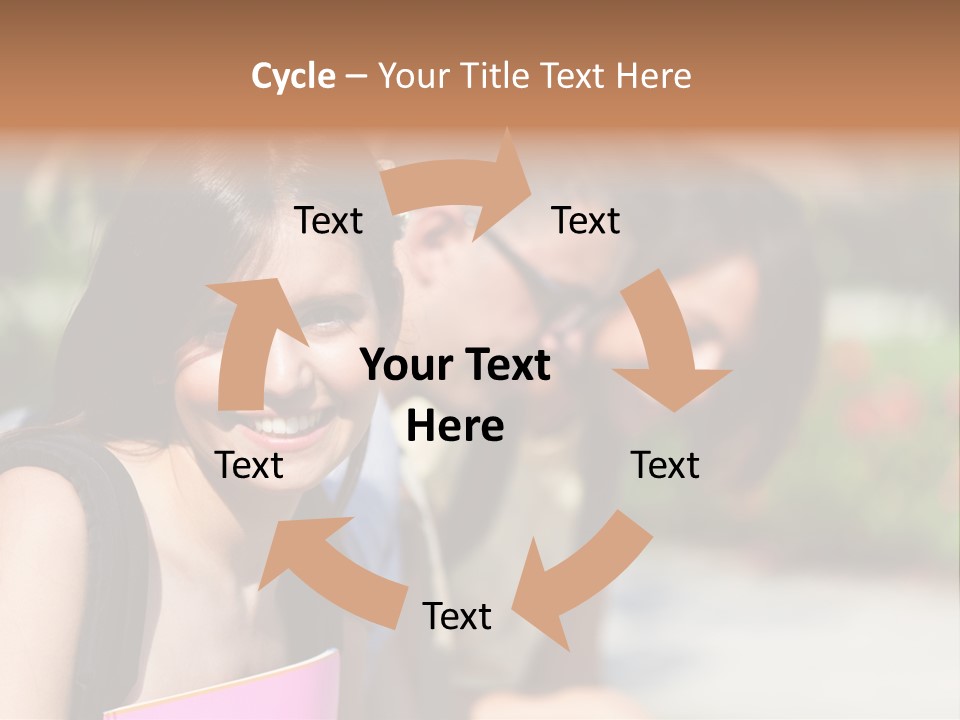 Outdoor Male High School PowerPoint Template