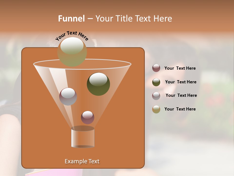 Outdoor Male High School PowerPoint Template