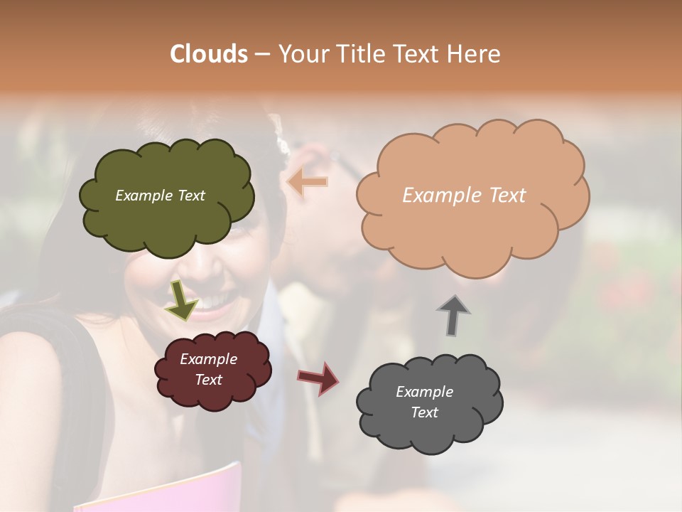 Outdoor Male High School PowerPoint Template