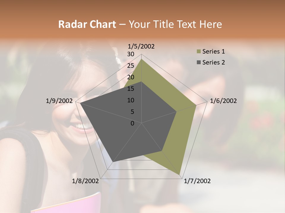 Outdoor Male High School PowerPoint Template