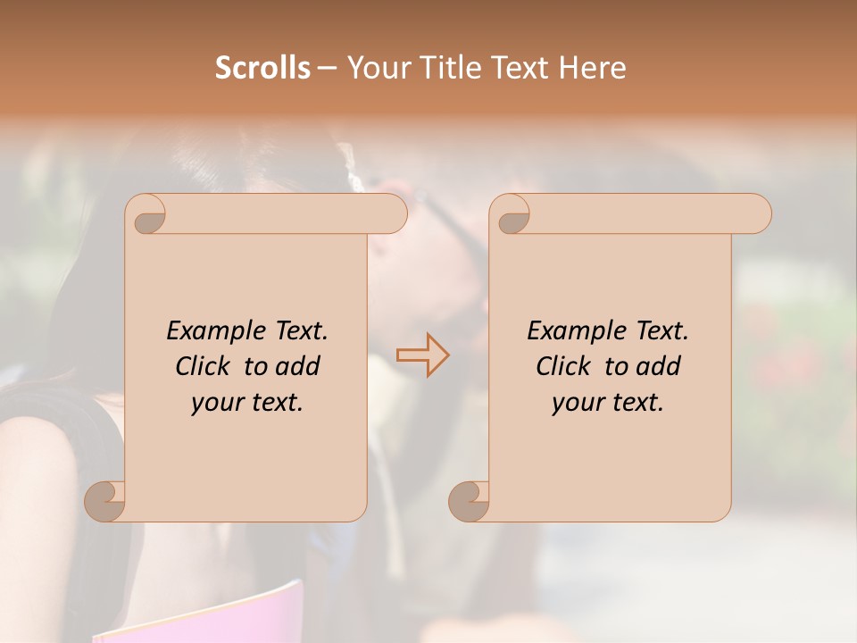 Outdoor Male High School PowerPoint Template