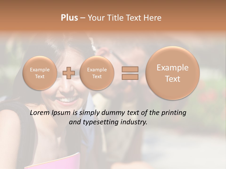 Outdoor Male High School PowerPoint Template