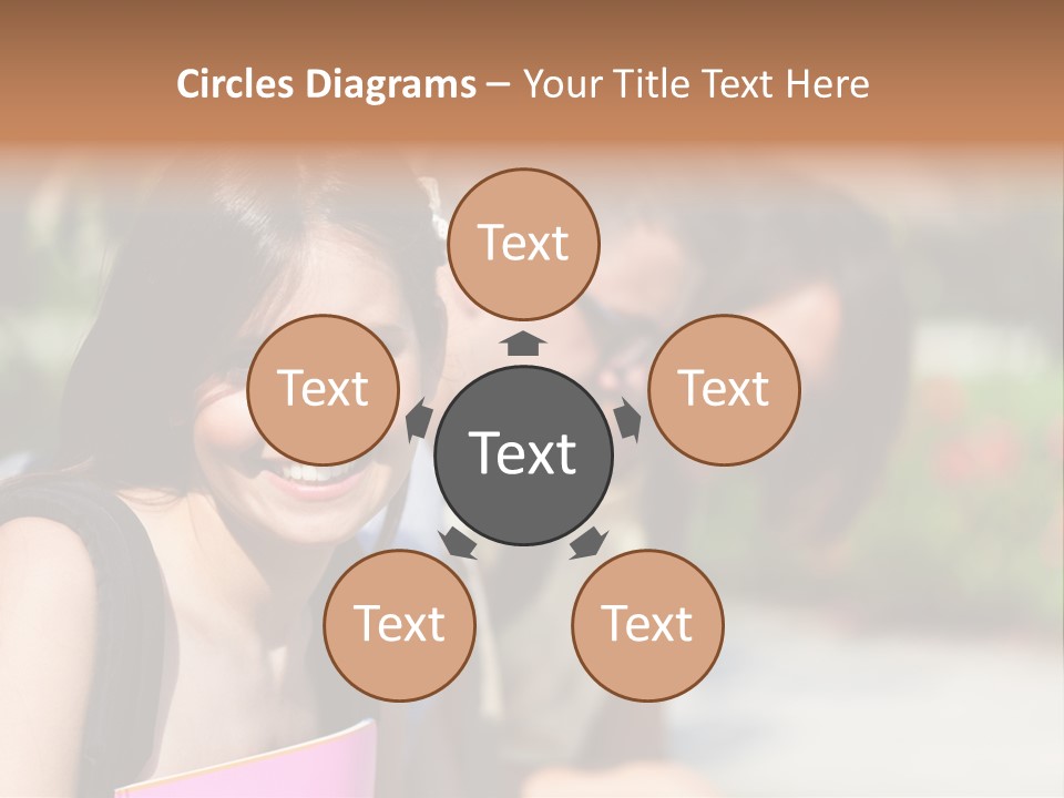 Outdoor Male High School PowerPoint Template