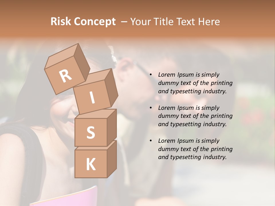 Outdoor Male High School PowerPoint Template