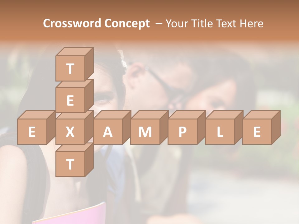 Outdoor Male High School PowerPoint Template