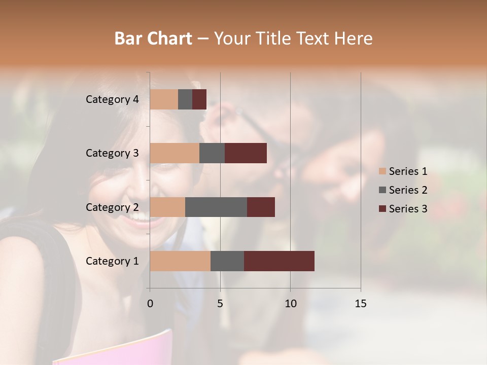 Outdoor Male High School PowerPoint Template