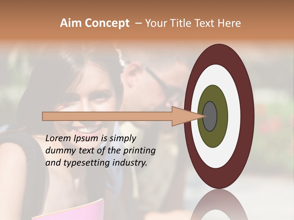 Outdoor Male High School PowerPoint Template