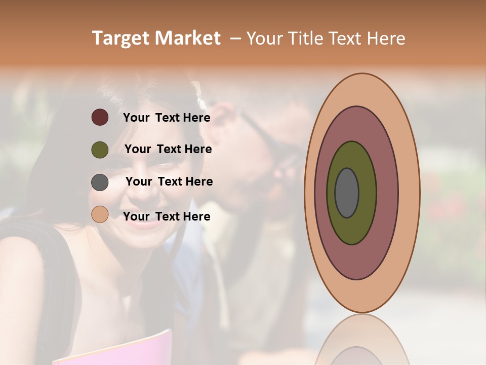 Outdoor Male High School PowerPoint Template