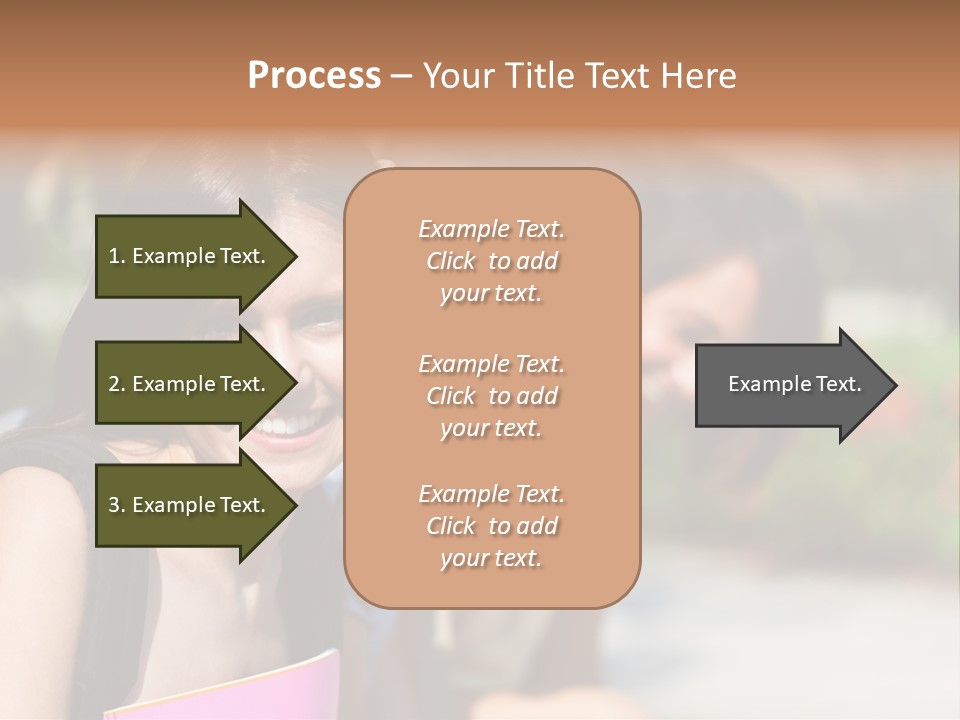 Outdoor Male High School PowerPoint Template